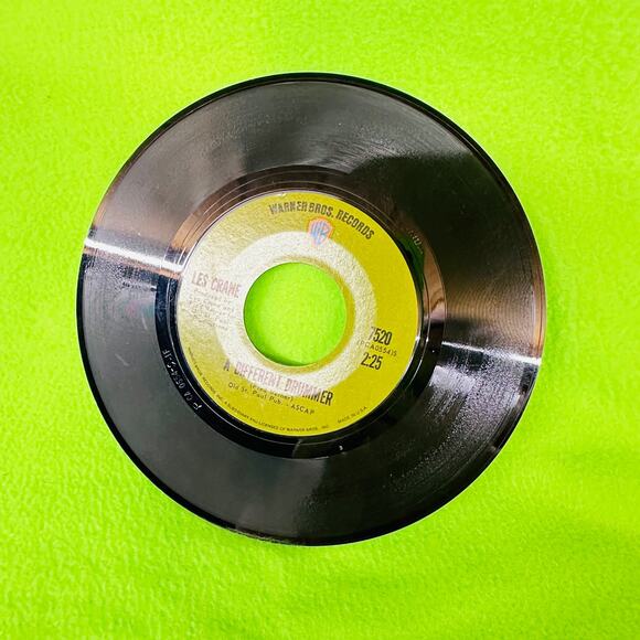 LES CRANE A Different Drummer / Desiderata 7250 45rpm Vinyl Record - Picture 6 of 9
